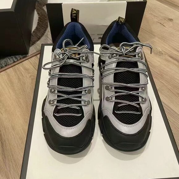 NIB Authentic Gucci Flashtrek 'Reflective Grey' - Picture 2 of 7